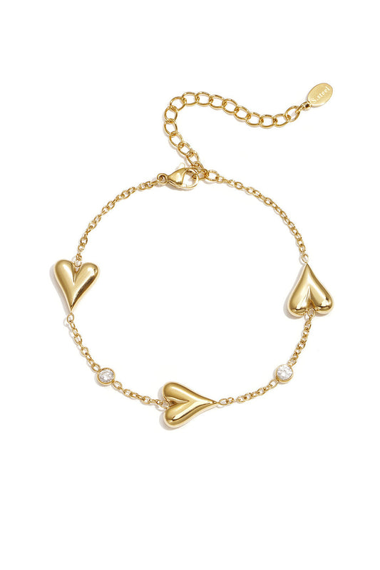 "Heart" charm bracelet