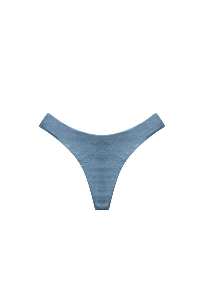 bikini broekje hoge taille fit lichtblauw
