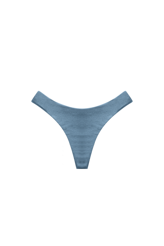 bikini broekje hoge taille fit lichtblauw