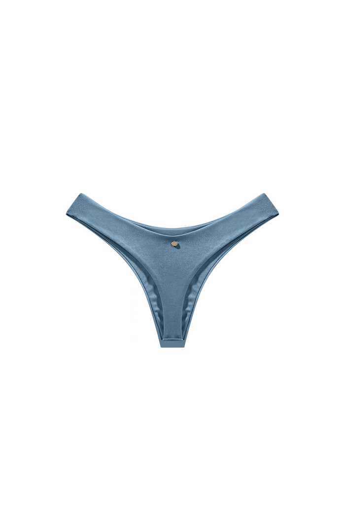 high waist string bikini broekje lichtblauw