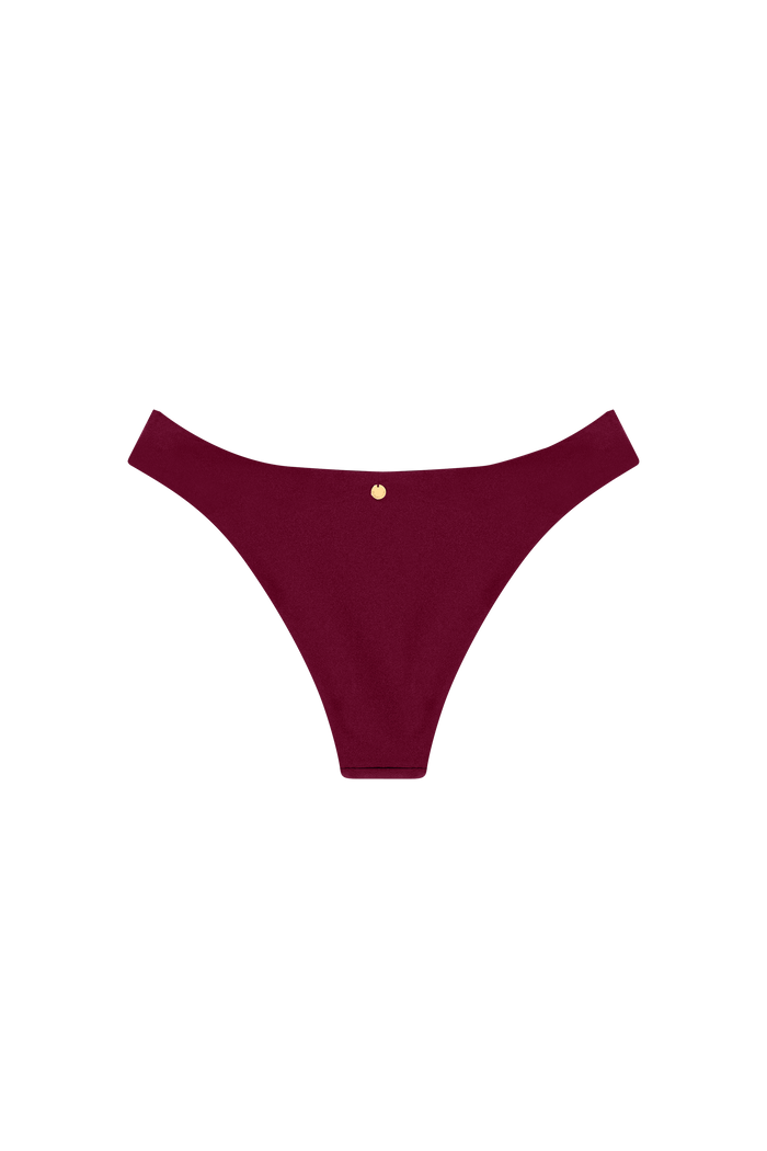 hoge taille bikini broekje bordeaux