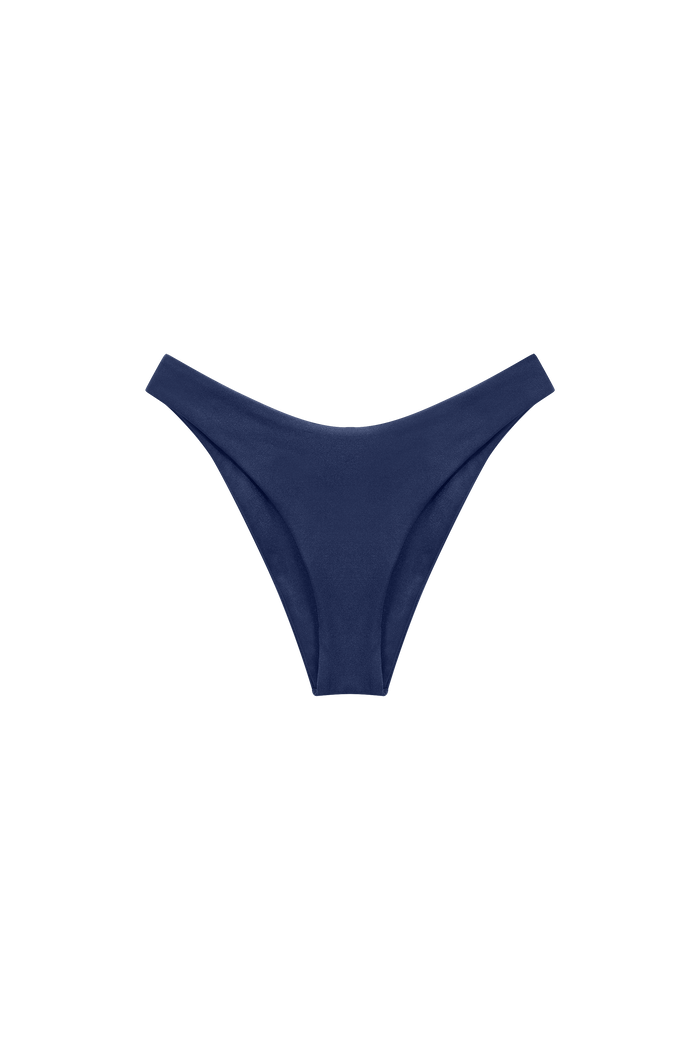 bikini donkerblauw hoge taille