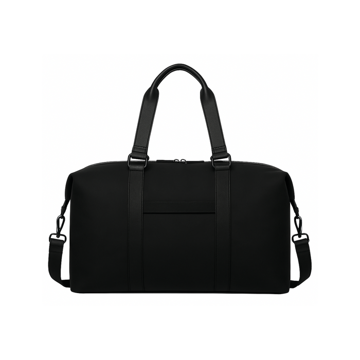Highbury Canvas Leather Holdalls - Black