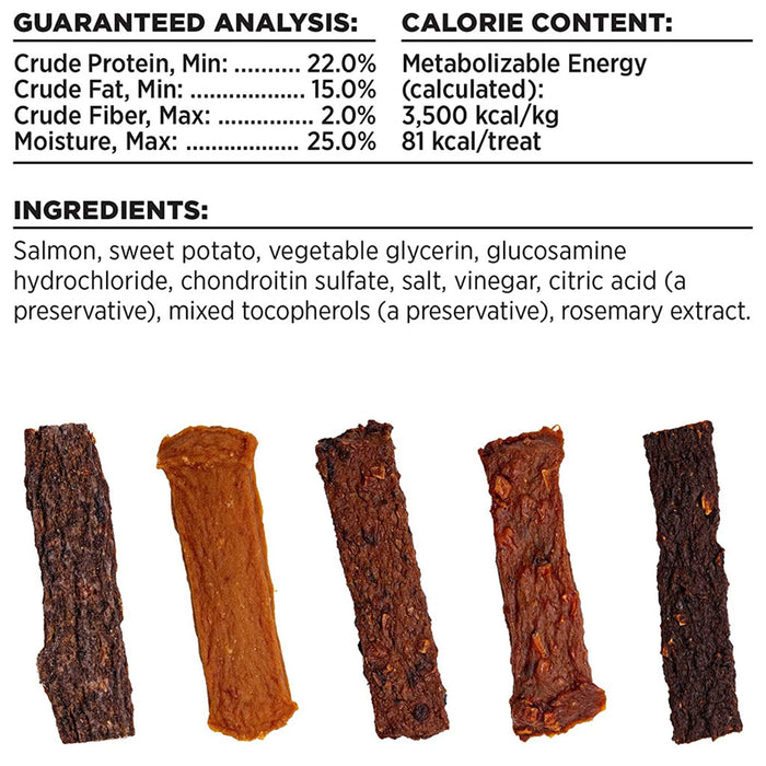 Hip & Joint Salmon Jerky guaranteed analysis.
