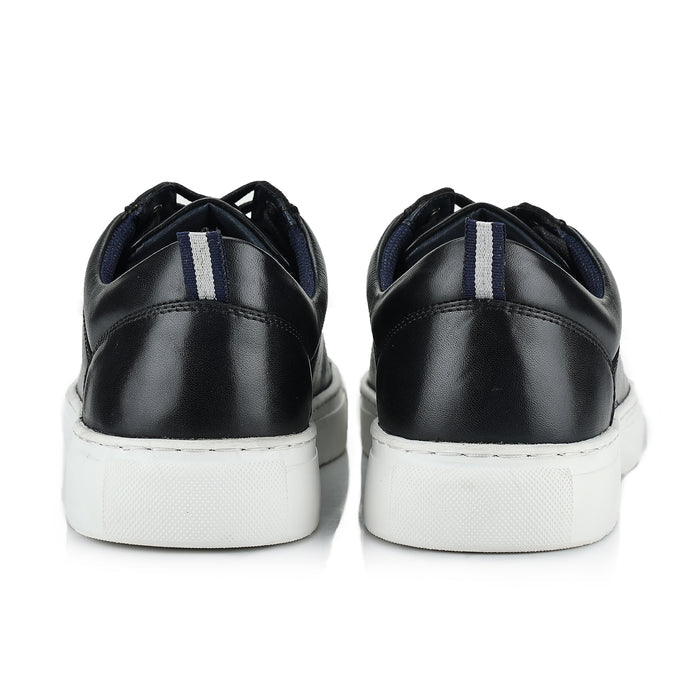 Holden Leather Cup Sole Trainers - Black