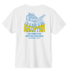 Brixton Horsepower short sleeve standard tee in white