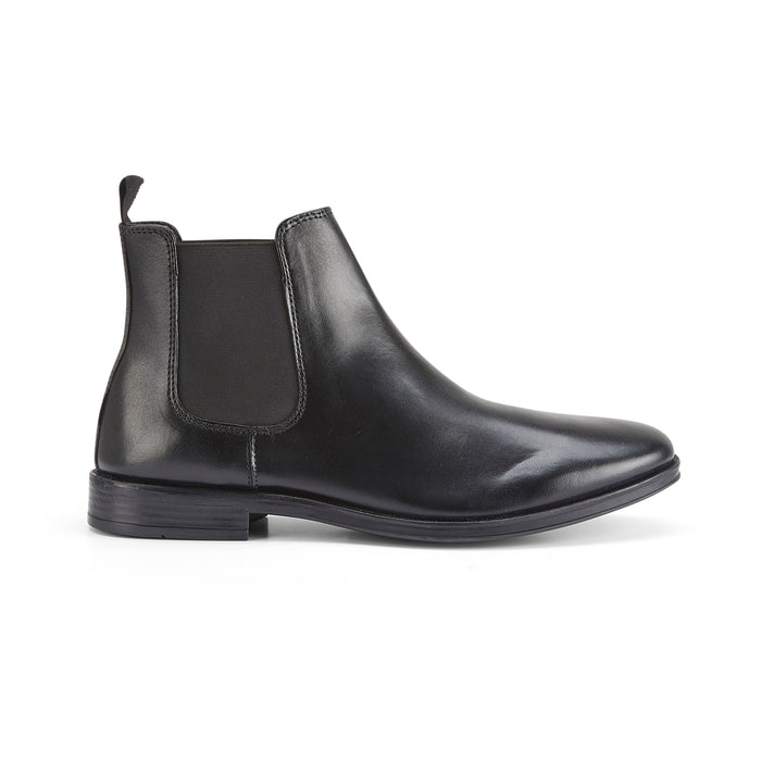 Hounslow Leather Chelsea Boots - Black