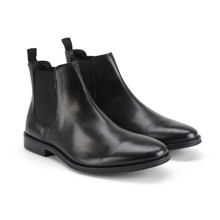 Hounslow Leather Chelsea Boots - Black
