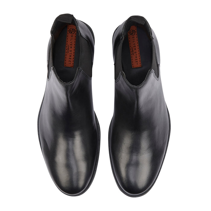 Hounslow Leather Chelsea Boots - Black