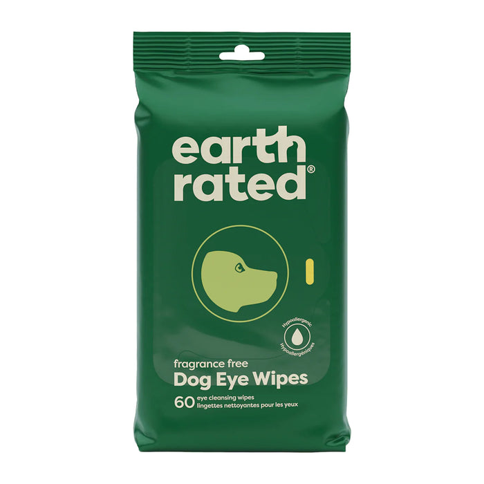 Hypoallergenic Dirt & Tear Stain Removal Fragrance Free Dog Eye Wipes 70ct