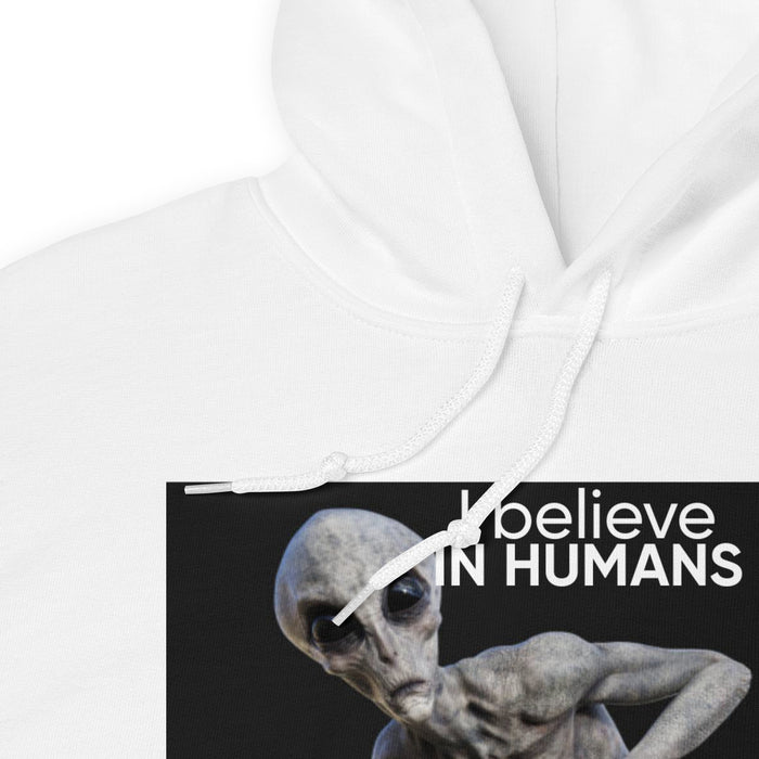 I Believe In Humans Hooded Sweatshirt - Bloom Seventy Seven