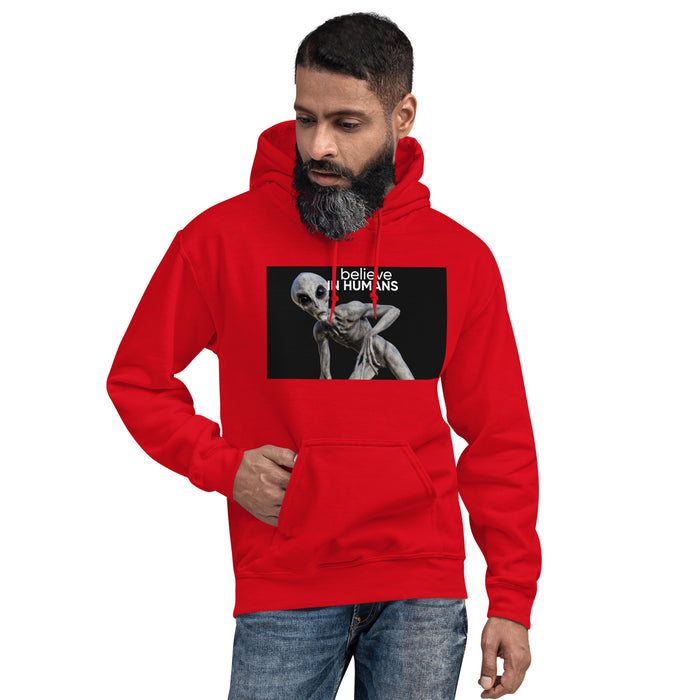 I Believe In Humans Hooded Sweatshirt - Bloom Seventy Seven
