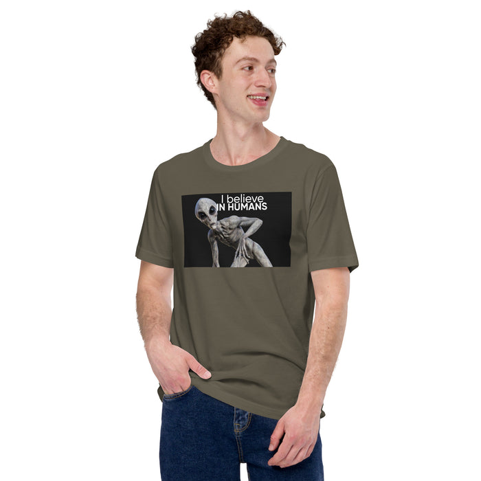 I Believe In Humans T-Shirt - Bloom Seventy Seven