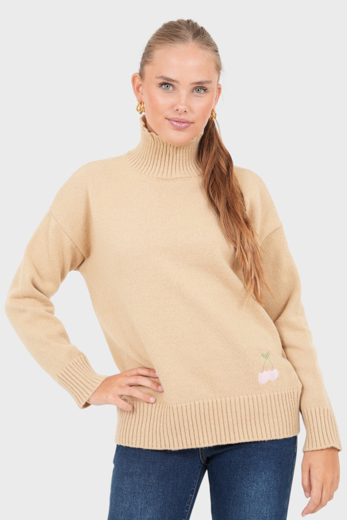 "Iris" sweater beige