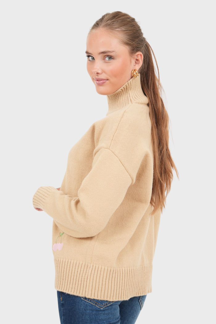 "Iris" sweater beige