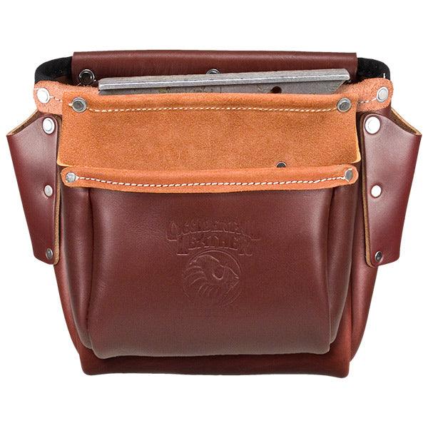 Occidental Leather iron workers leather bolt bag with outer bag