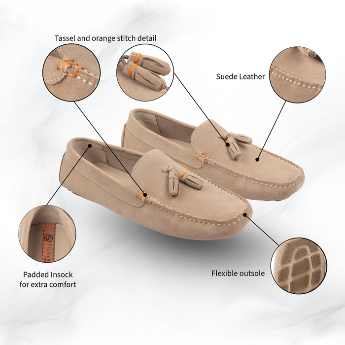 Jackson Sand Driving Tassel Loafer (1)