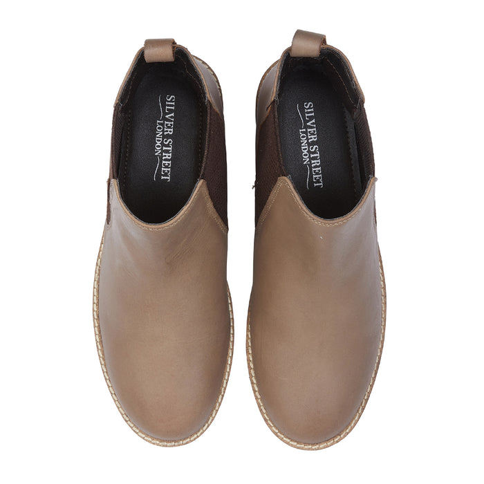 Jenny II Leather Chelsea Boots - Sandstone