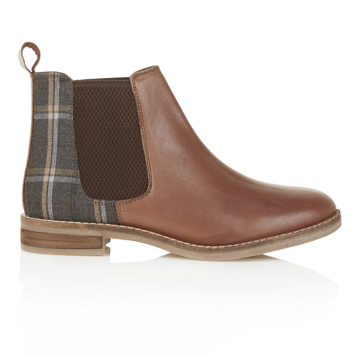 Jenny Leather Chelsea Boots - Brown
