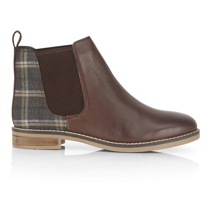 Jenny Leather Chelsea Boots - Chocolate Brown