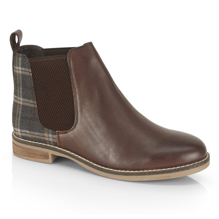 Jenny Leather Chelsea Boots - Chocolate Brown