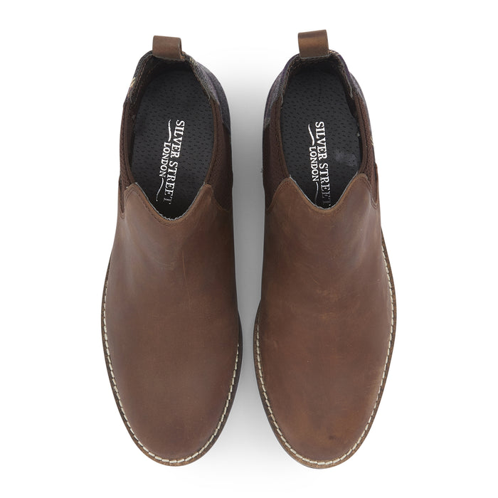 Jenny Leather Chelsea Boots - Waxy Brown