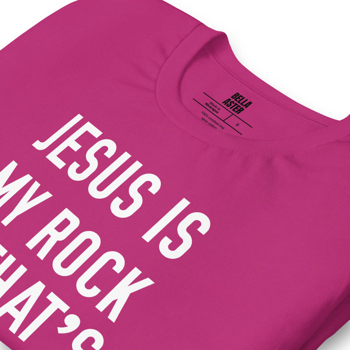 Jesus Is My Rock & That's How I Roll Graphic Tee - Women - Bloom Seventy Seven