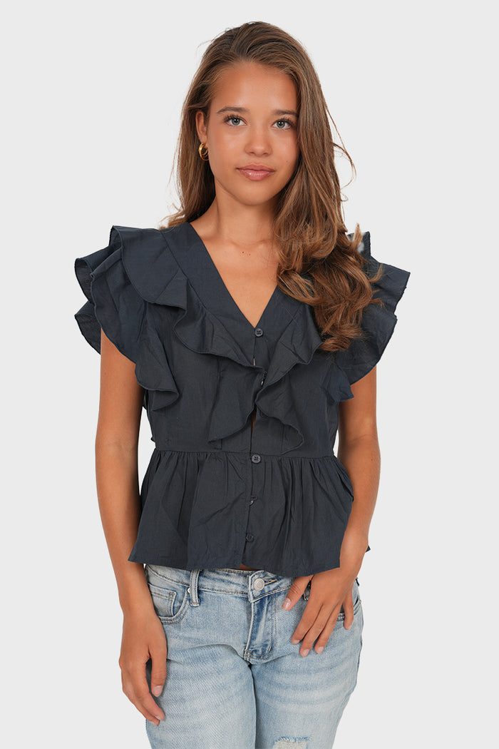 "Joa" blouse navy