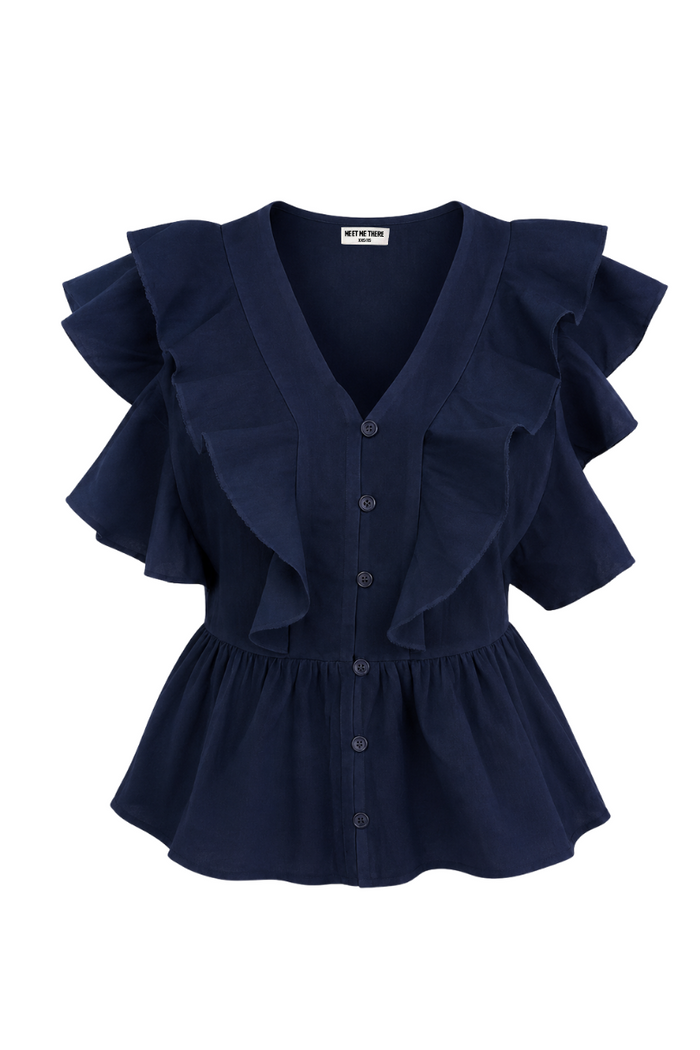 "Joa" blouse navy