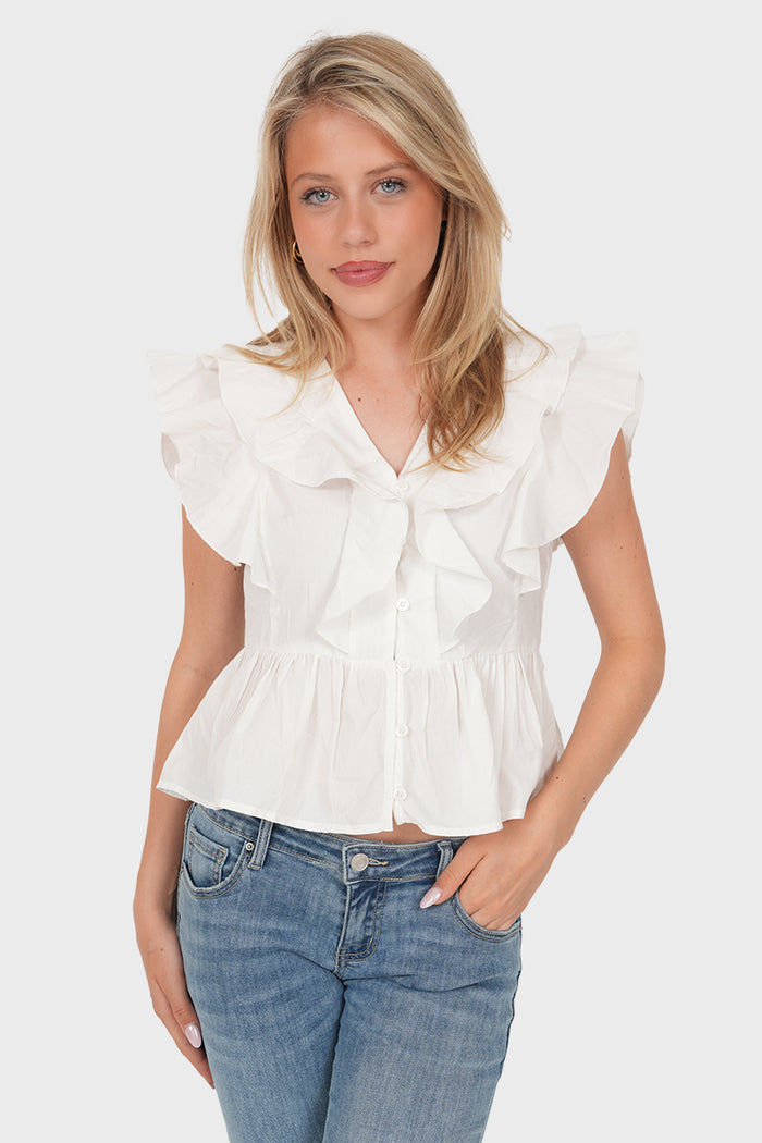 "Joa” blouse white