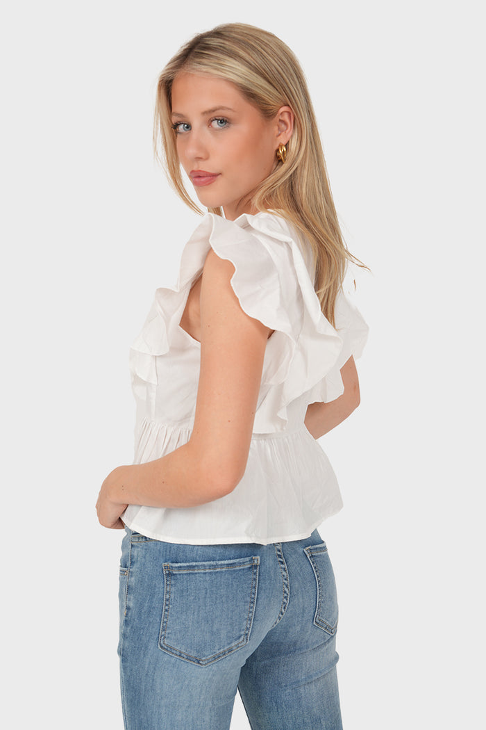"Joa” blouse white