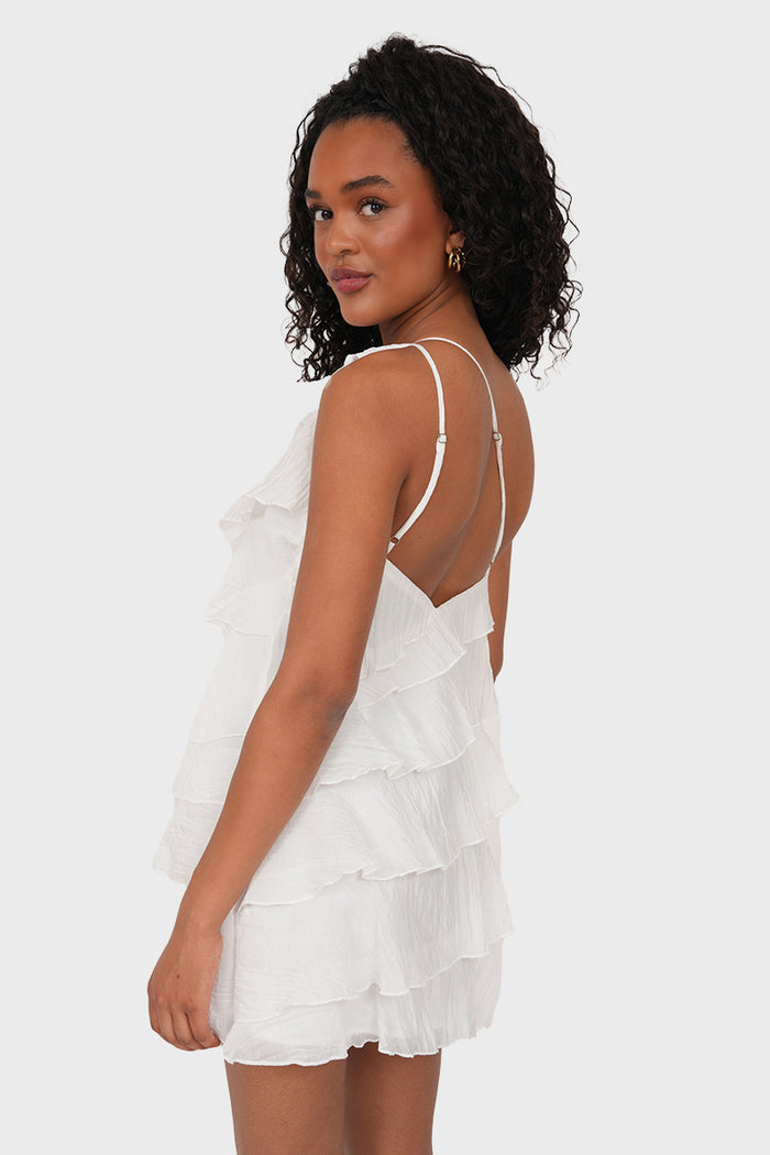 "Julie" dress white