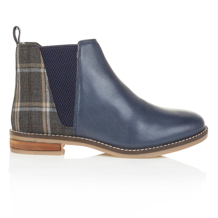 Juliet Leather Chelsea Boots - Blue