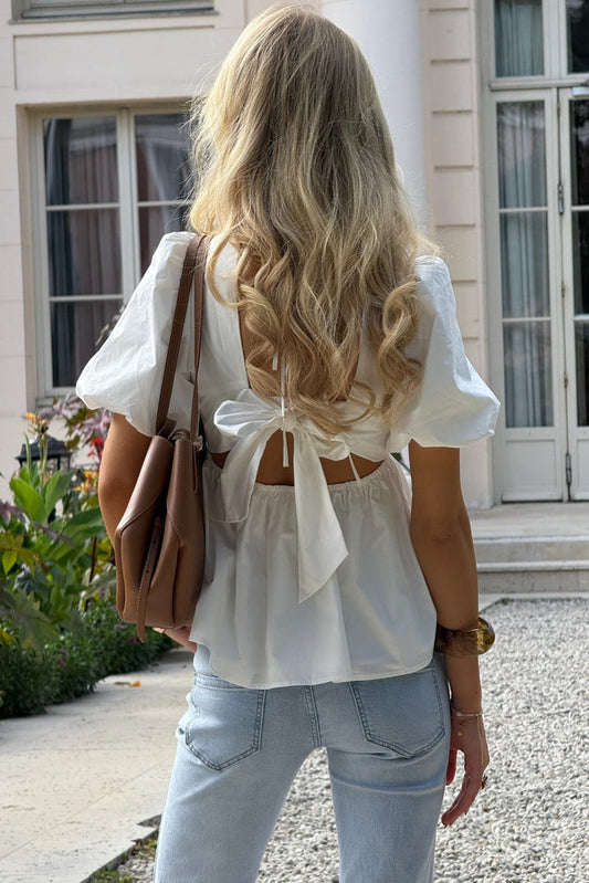 "Juni" blouse white