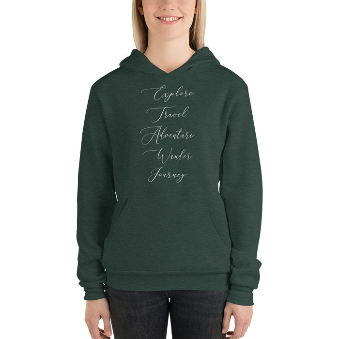 Just Live Graphic Pullover Hoodie - Bloom Seventy Seven