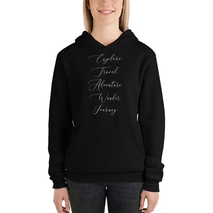 Just Live Graphic Pullover Hoodie - Bloom Seventy Seven