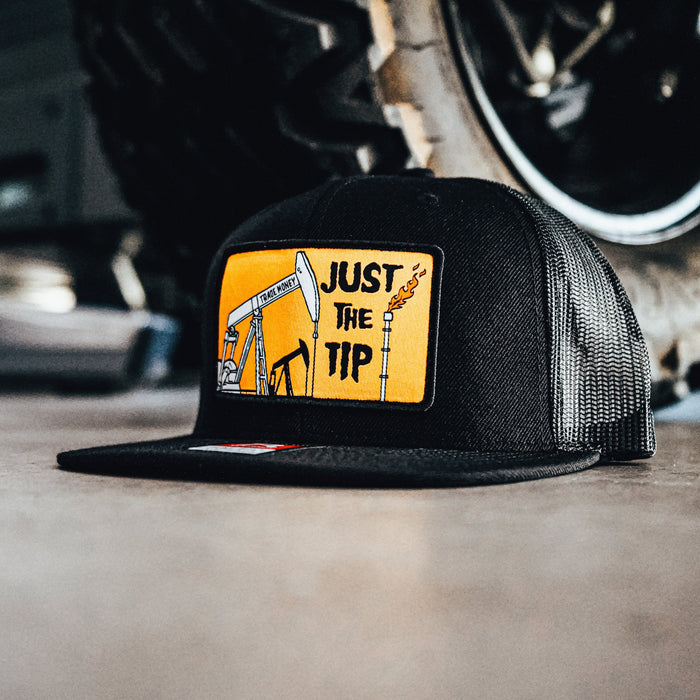 Trade Money Just the Tip oiler meshback hat in black, additional product image