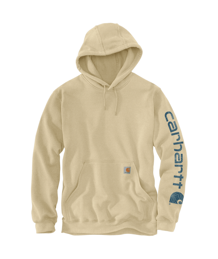 Carhartt K288 beach heather logo sleeve hoodie, additional product image