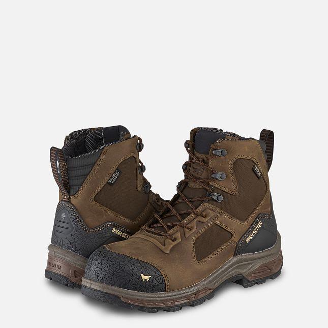 Irish Setter Kasota waterproof side zip safety boot, additional product view of the boot
