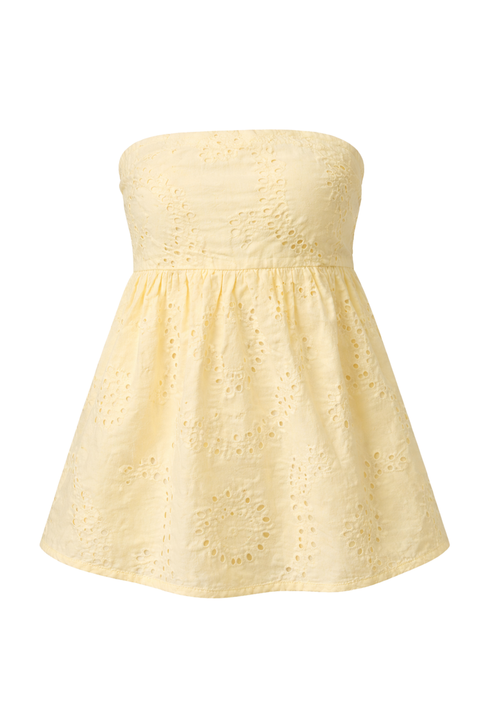 "Kate" top yellow