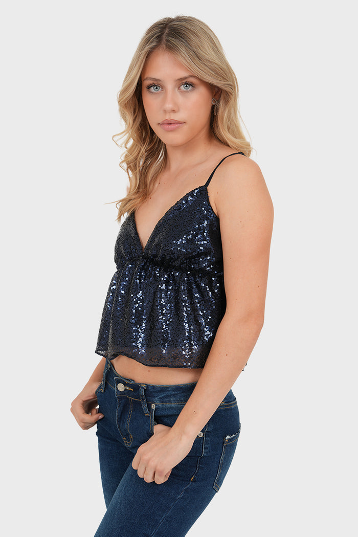 "Kendall" top navy