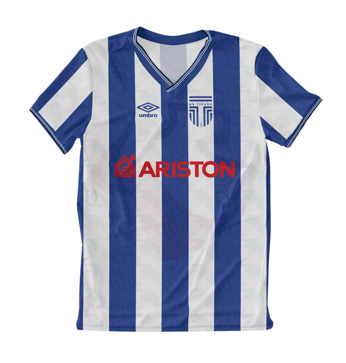 KF Tirana Shirt 1991-1995 Home - Retro Jerseys, Fanella e KF Tirana