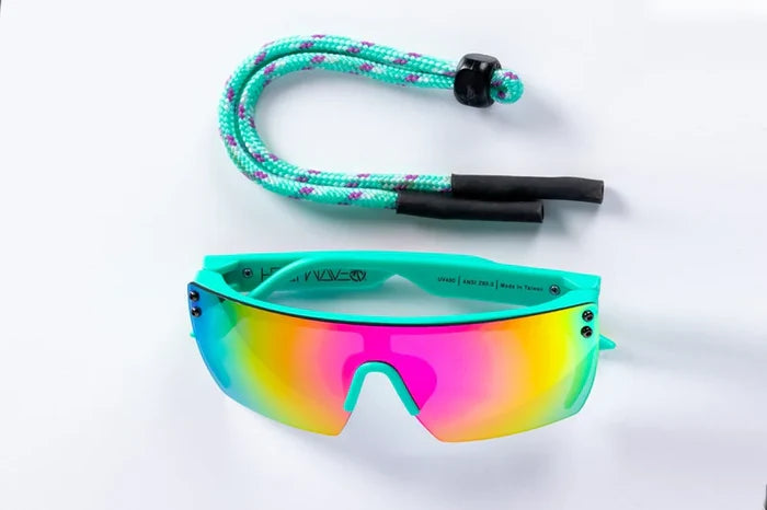 Kids Heat Wave Lazer Face aqua splash sunglasses, additional product view
