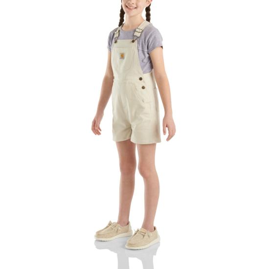 Carhartt kids denim shortall in malt, additional product image
