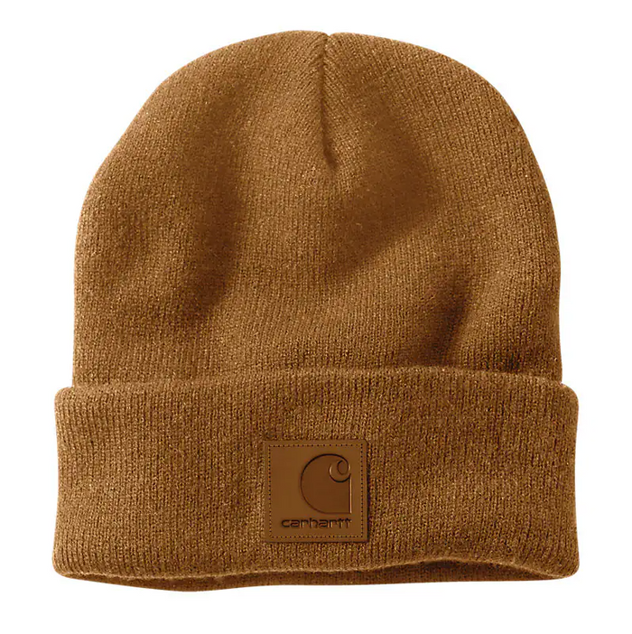 Carhartt knit beanie in Carhartt brown