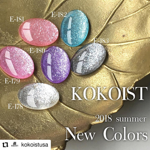 Kokoist Color Gel | E-183 Dazzling Charcoal