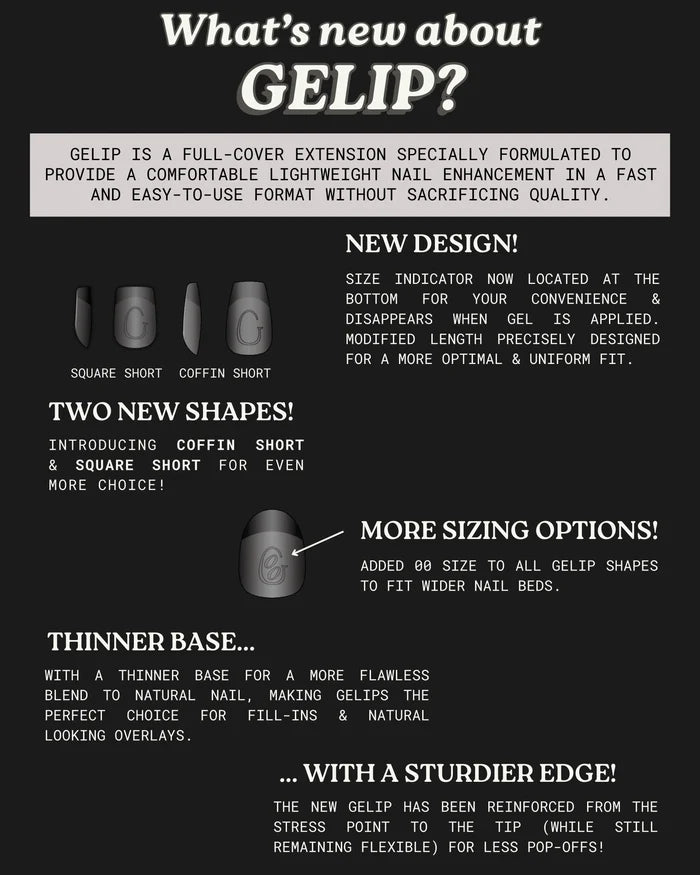 Kokoist Gelip Tips | Coffin Long 275ct