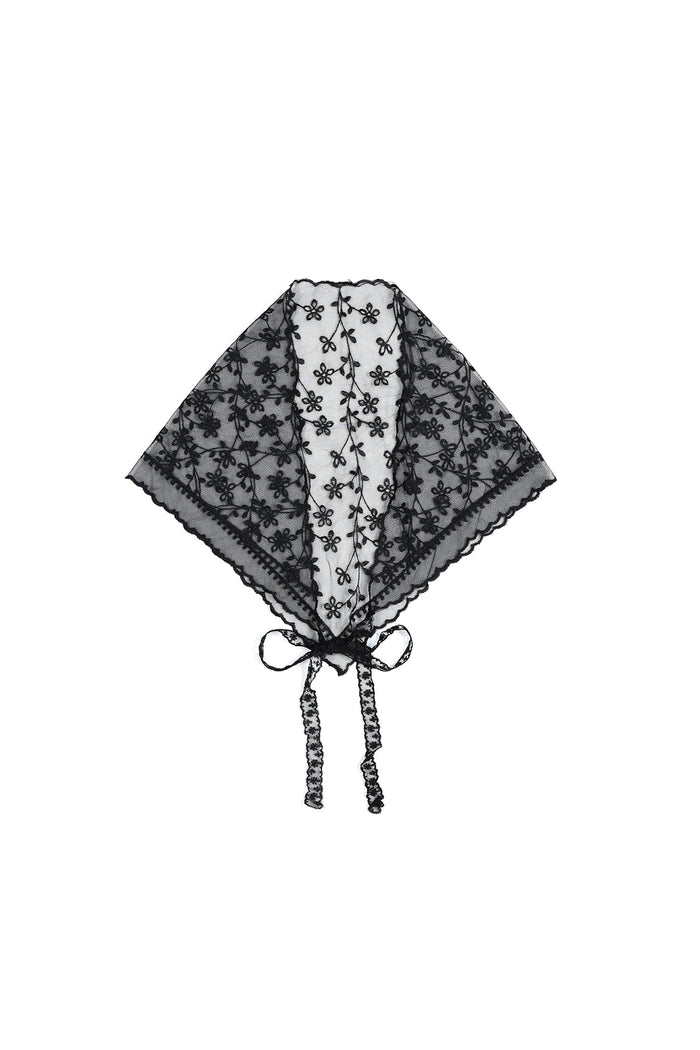 "Lace" scarf black