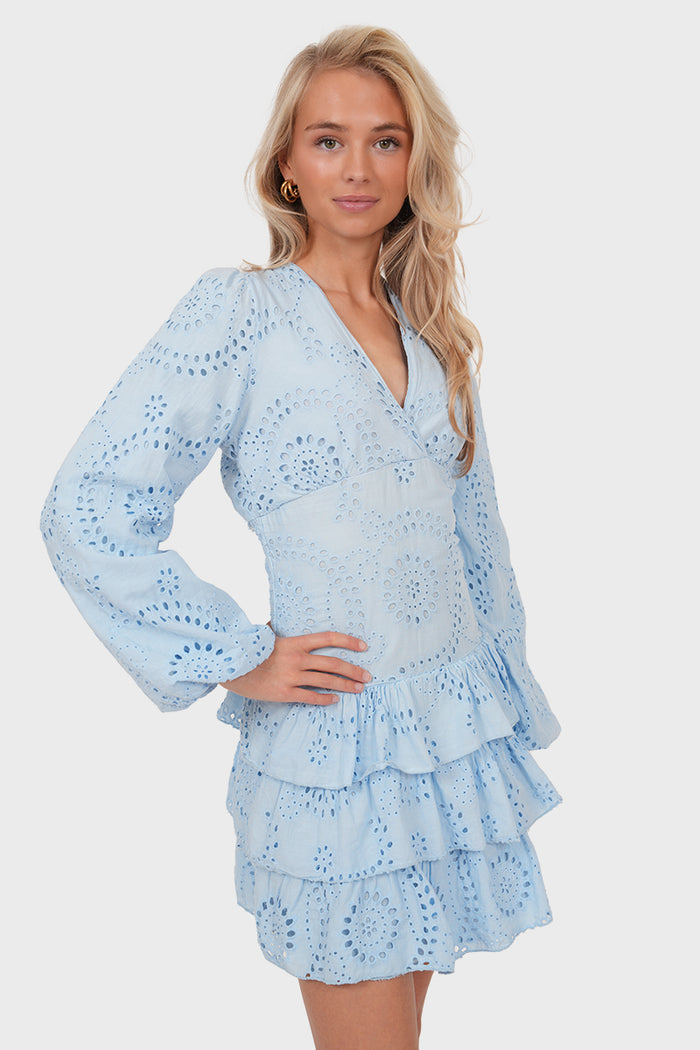 "Lacey" dress sky