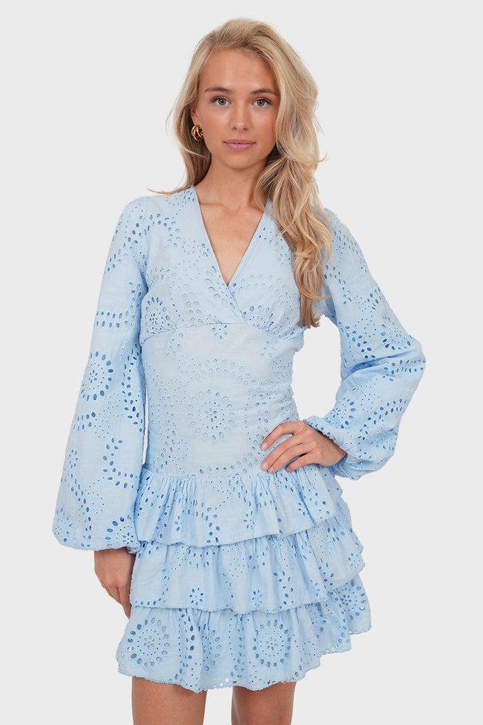 "Lacey" dress sky